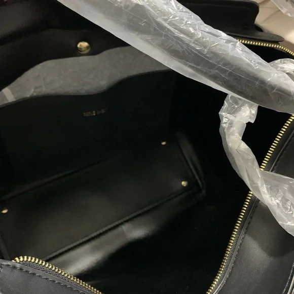 NWT Nine West Jet Set Paisley Tote Crossbody Shoulder Bag - Picture 11 of 12